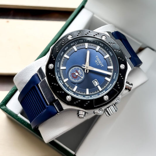 Reloj Tissot Negro y Azul