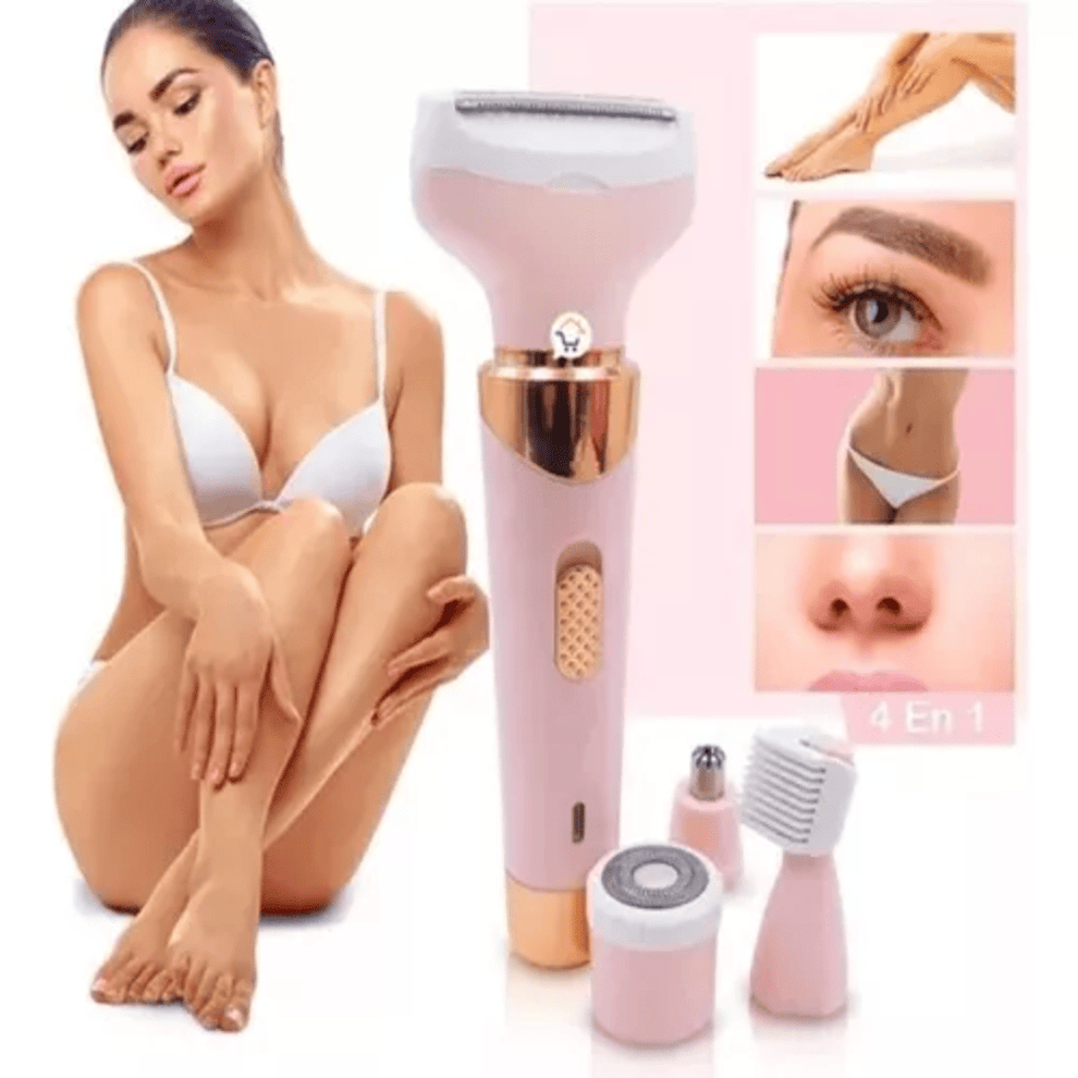 Depiladora 4 En 1 Facial Y Corporal