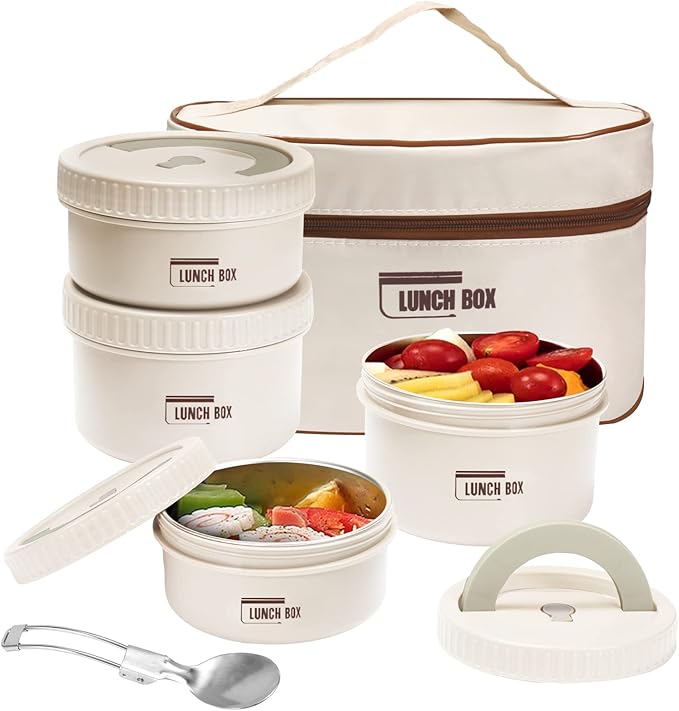 4 Recipientes de Almuerzos Excelente Calidad